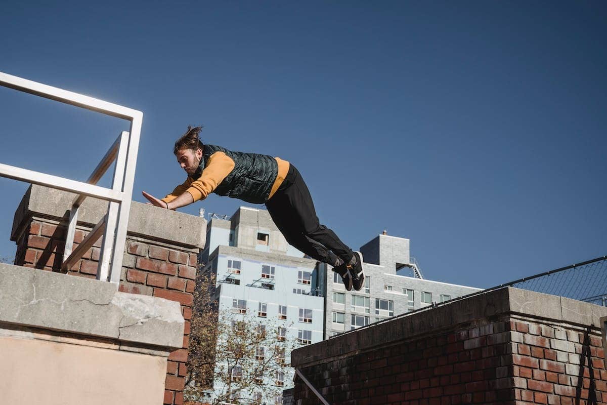 slackline  parkour