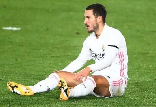 Eden Hazard footballeur international belge et ailier gauche au Real Madrid Club de Fútbol