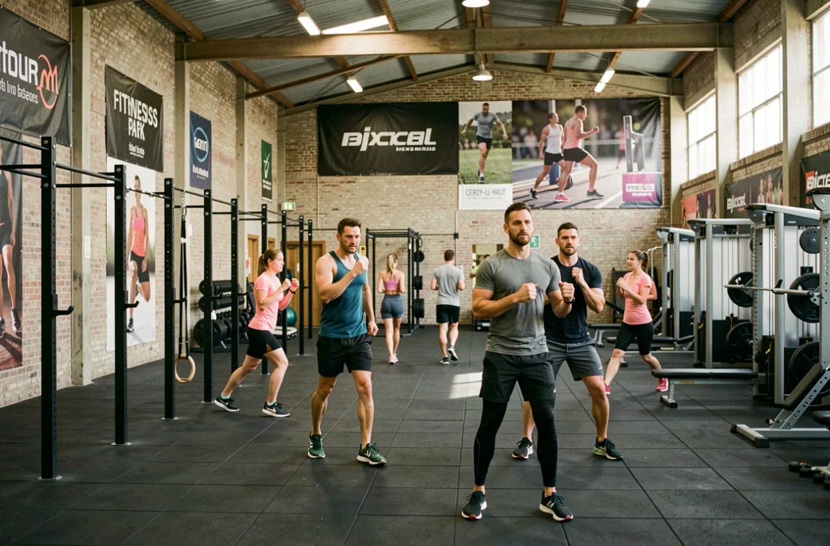 Salle Fitness Park Cergy-le-Haut avec zones fonctionnelles et machines de musculation modernes