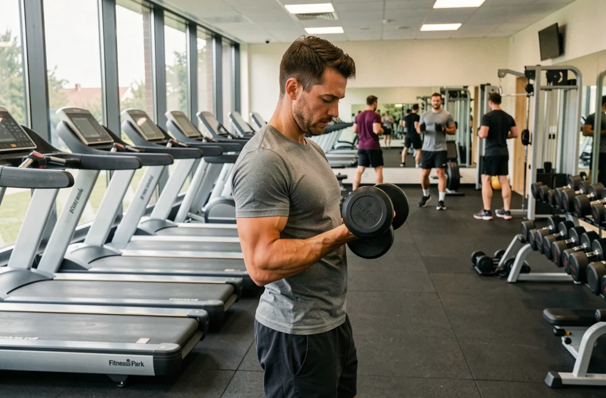 Salle de fitness Fitness Park Herblay avec zone cardio et espace musculation bien équipé